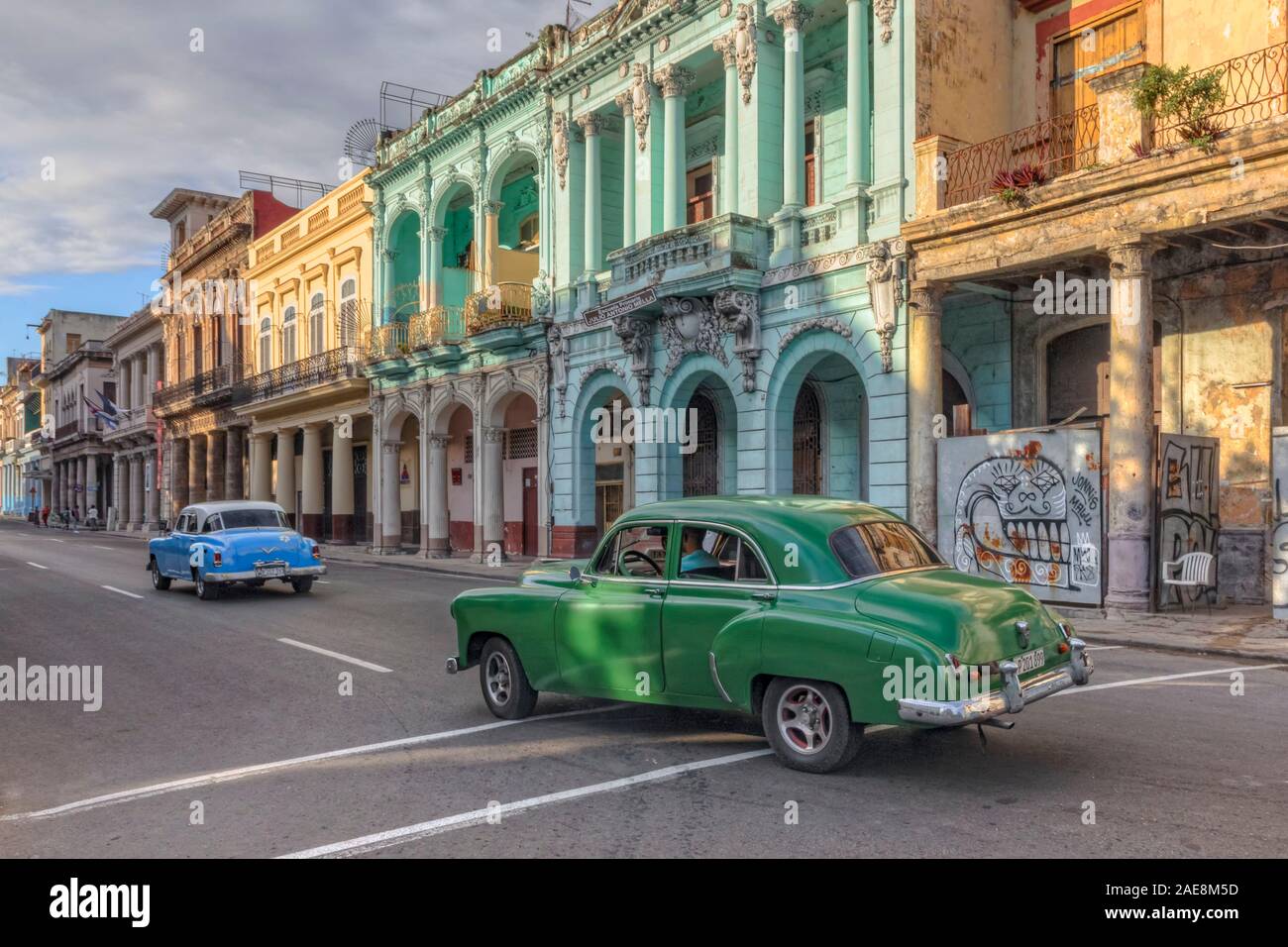 Paseo del Prado, Havana, Cuba, North America Stock Photo