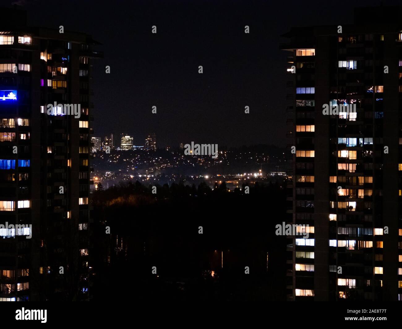 High Rise Building Night Balcony Hi Res Stock Photography And Images Alamy