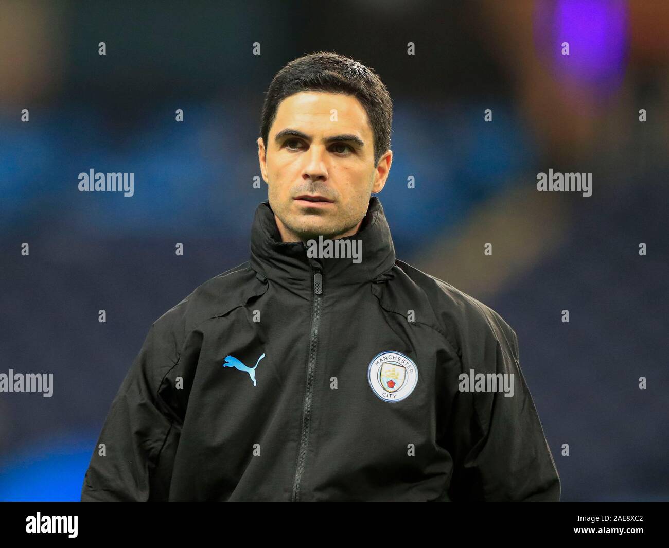 26th November 2019, Etihad Stadium, Manchester, England; UEFA Champions League, Manchester City v FC Shakhtar Donetsk : Michael Arteta the Manchester City assistant manager Credit: Conor Molloy/News Images Stock Photo