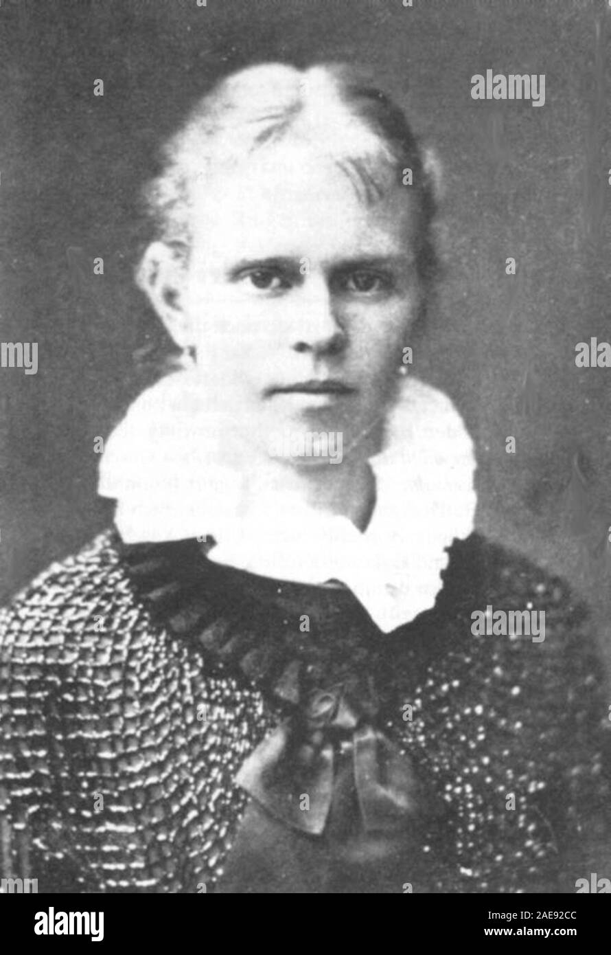 Siri von Essen from 1880. Sigrid 'Siri' Sofia Matilda Elisabet von Essen (1850 – 1912) Swedish-speaking Finnish noblewoman and actress. Stock Photo