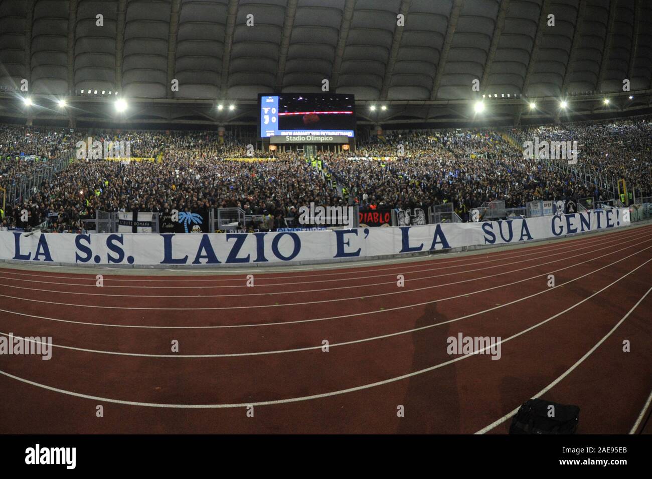 Roma, Italy. 7th Dec, 2019. tifo lazioduring SS Lazio vs Juventus FC, Italian Soccer Serie A Men Championship in Roma, Italy, December 07 2019 - LPS/Renato Olimpio Credit: Renato Olimpio/LPS/ZUMA Wire/Alamy Live News Stock Photo