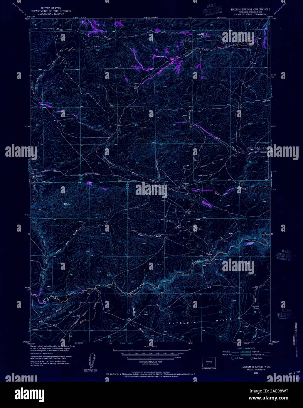Map of radium springs hires stock photography and images Alamy