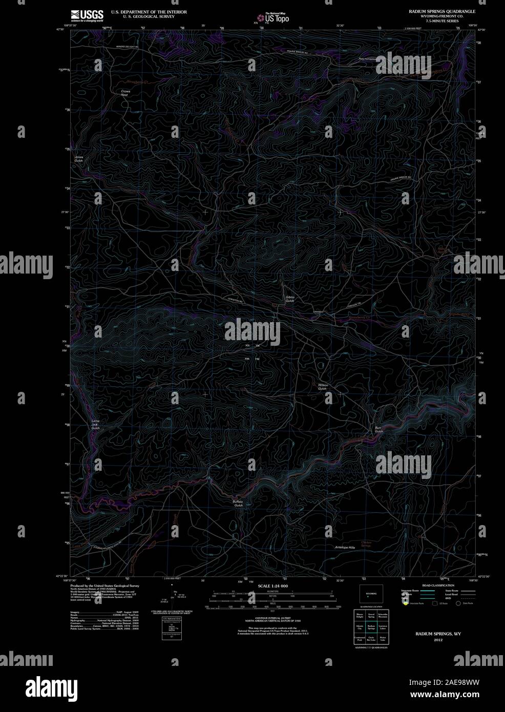 Map of radium springs hires stock photography and images Alamy