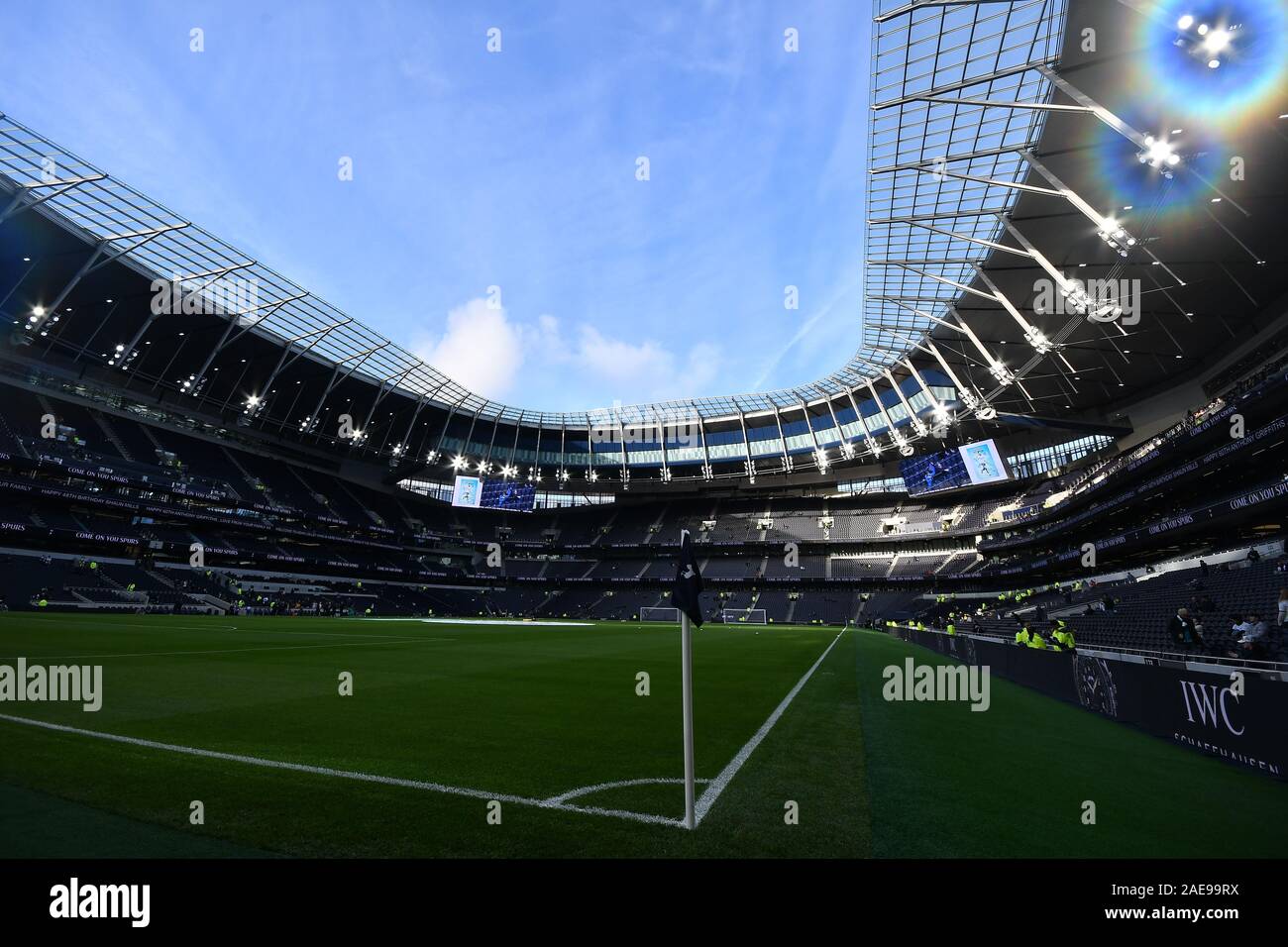 View of the at white hart lane during the match hi res stock photography and images Alamy