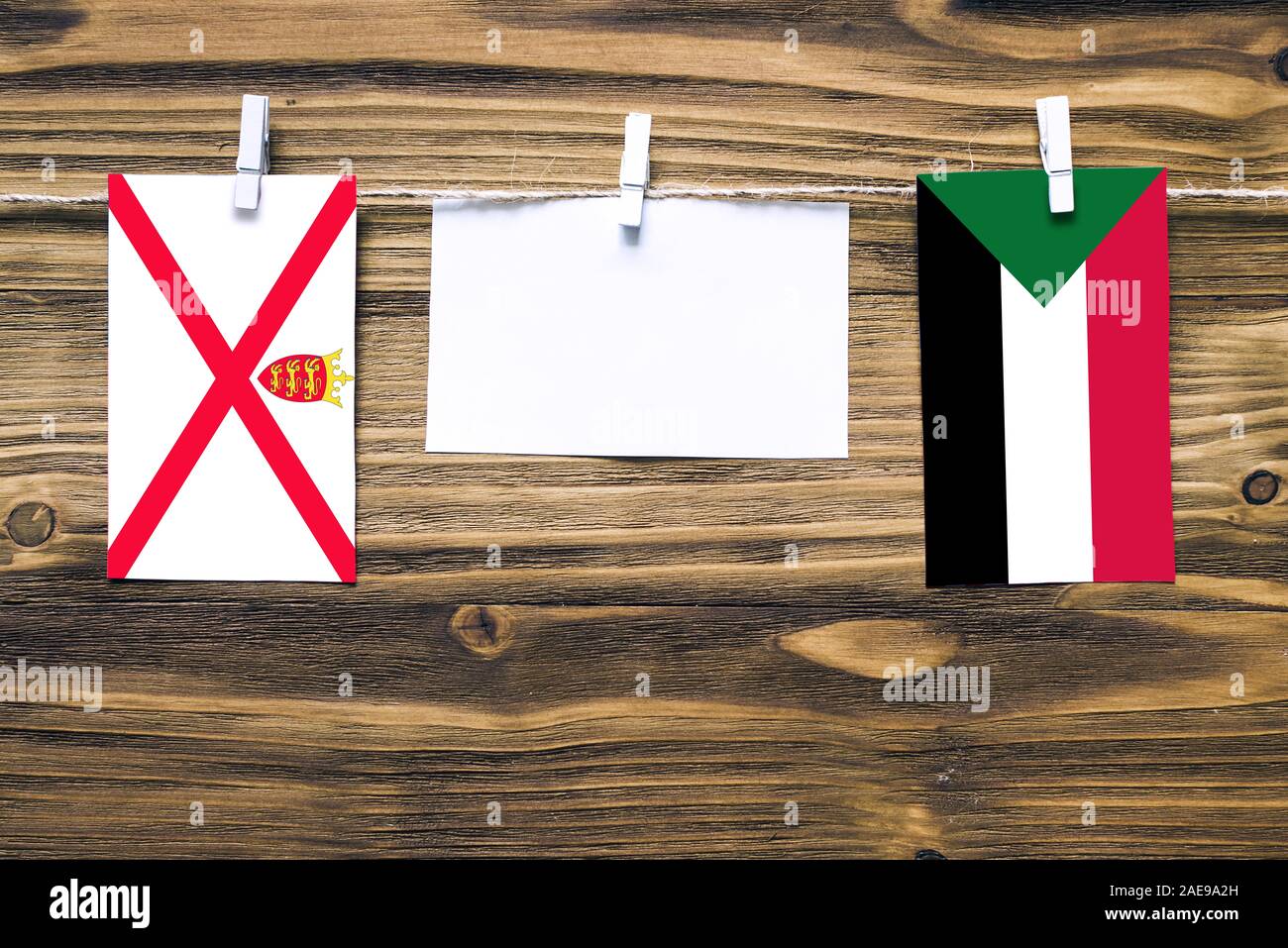 Jersey sudan flag hi-res stock photography and images - Alamy