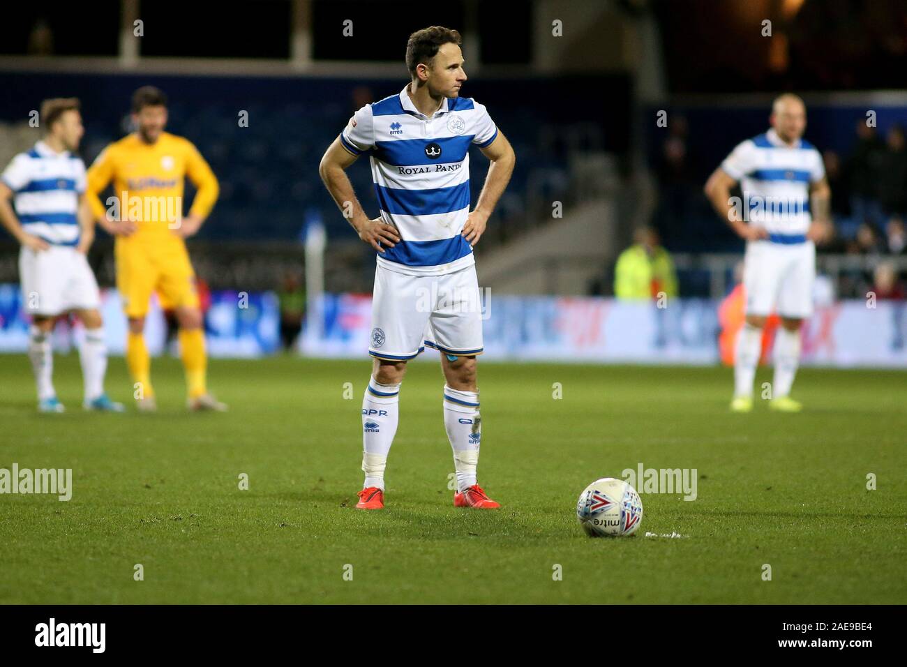 London, UK. 07th Dec, 2019. Marc Pugh of Queens Park Rangers during the EFL Skybet Championship match, Queens Park Rangers v Preston North End at The Kiyan Prince Foundation Stadium, Loftus Road in London on Saturday 7th December 2019. this image may only be used for Editorial purposes. Editorial use only, license required for commercial use. No use in betting, games or a single club/league/player publications. pic by Tom Smeeth/Andrew Orchard sports photography/Alamy Live news Credit: Andrew Orchard sports photography/Alamy Live News Stock Photo