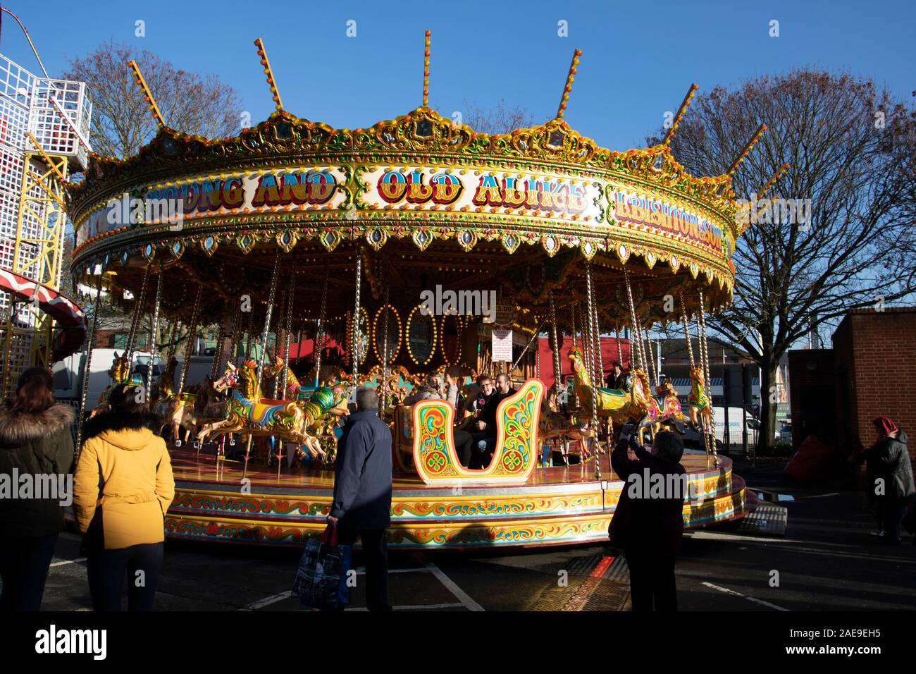 Worcester Victorian Christmas Market. Worcester City, Worcestershire