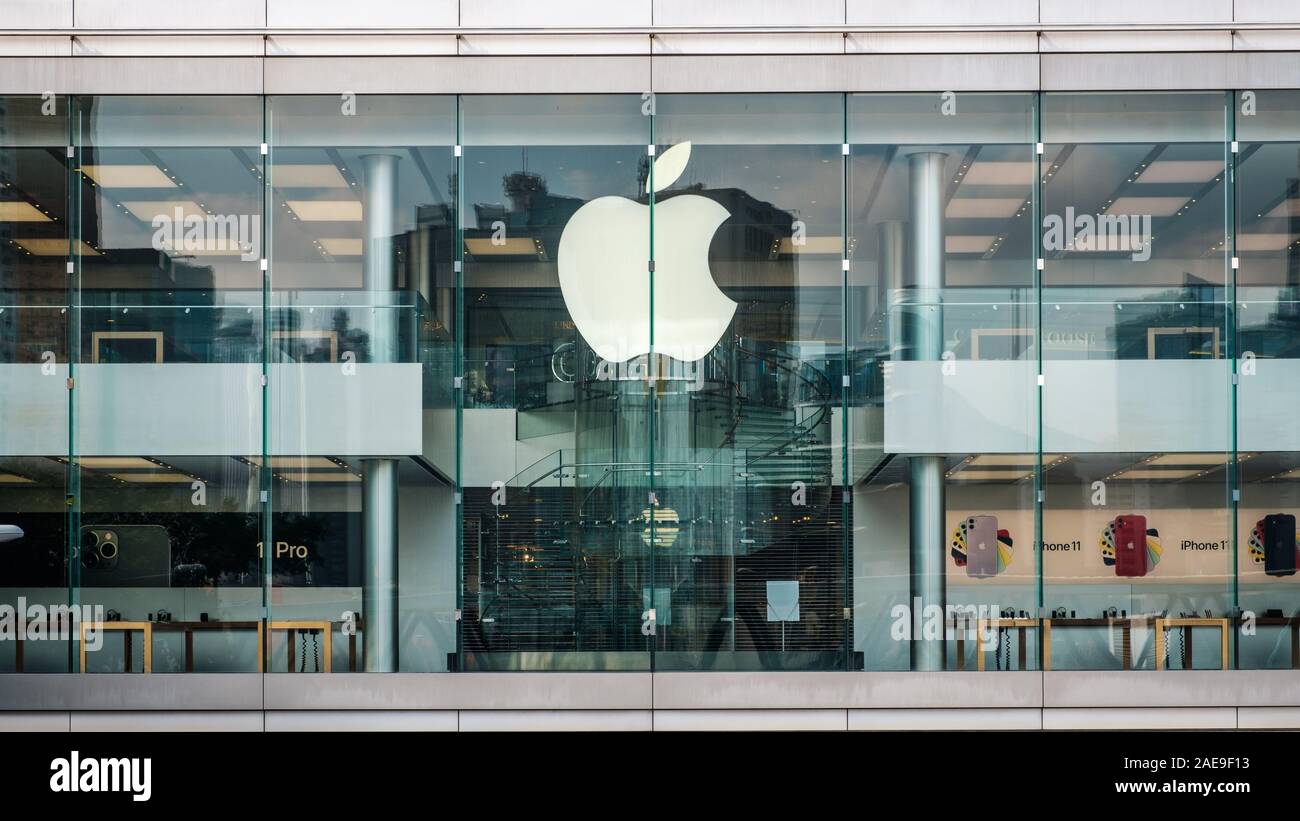 Apple Retail Store Canton Raod Hong Kong: all-glass design - seele