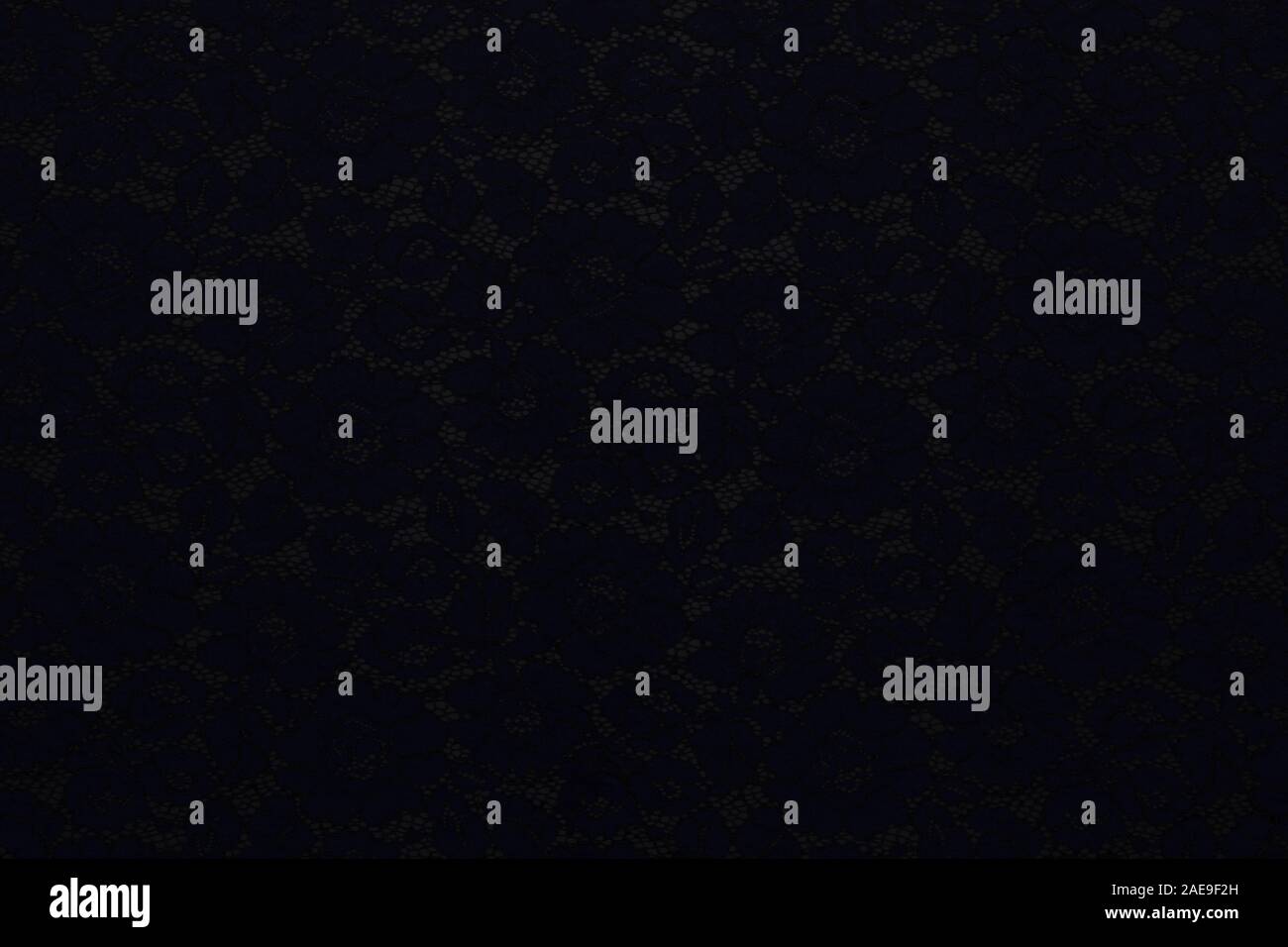 Blue fabric with floral pattern and textile texture background Stock Photo