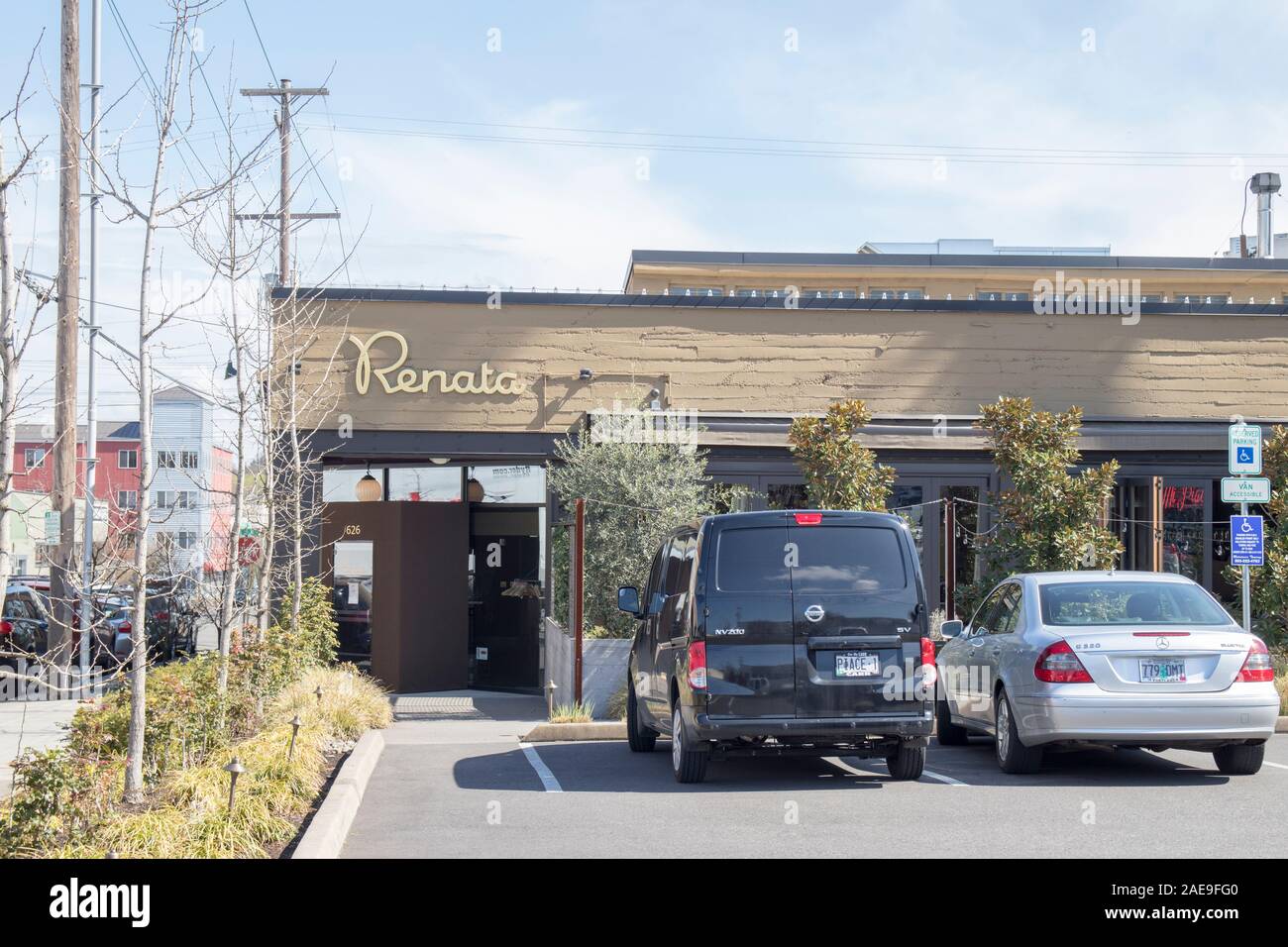 Portland, Oregon / USA Circa 2019 Renata restaurant in Portland