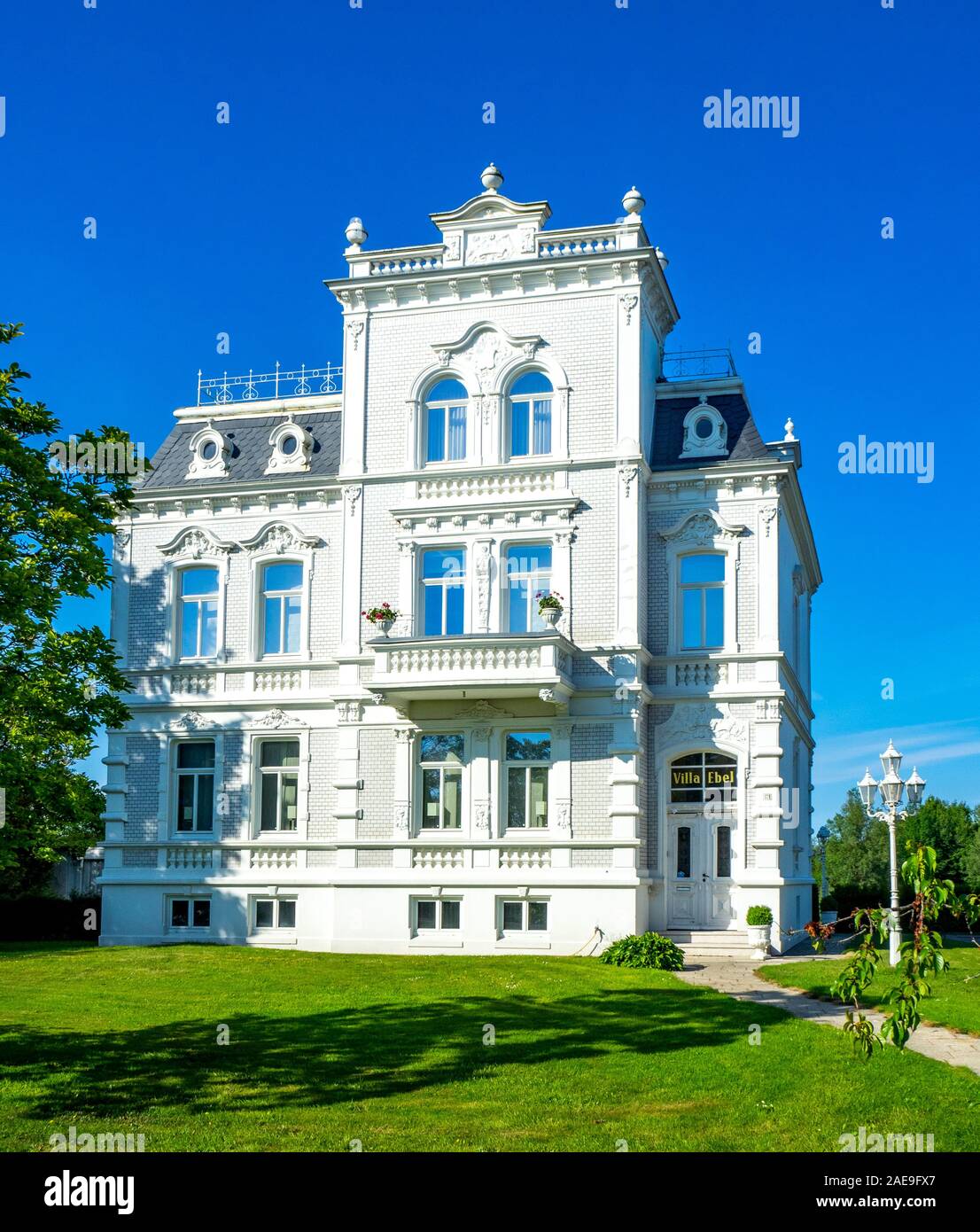 Villa Ebel an ornate and decorative mansion in Cuxhaven Lower Saxony  Germany Stock Photo - Alamy