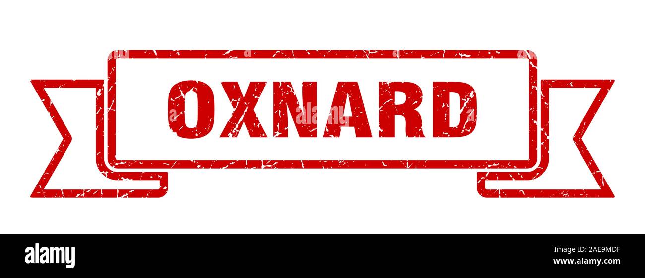Oxnard ribbon. Red Oxnard grunge band sign Stock Vector Image & Art - Alamy