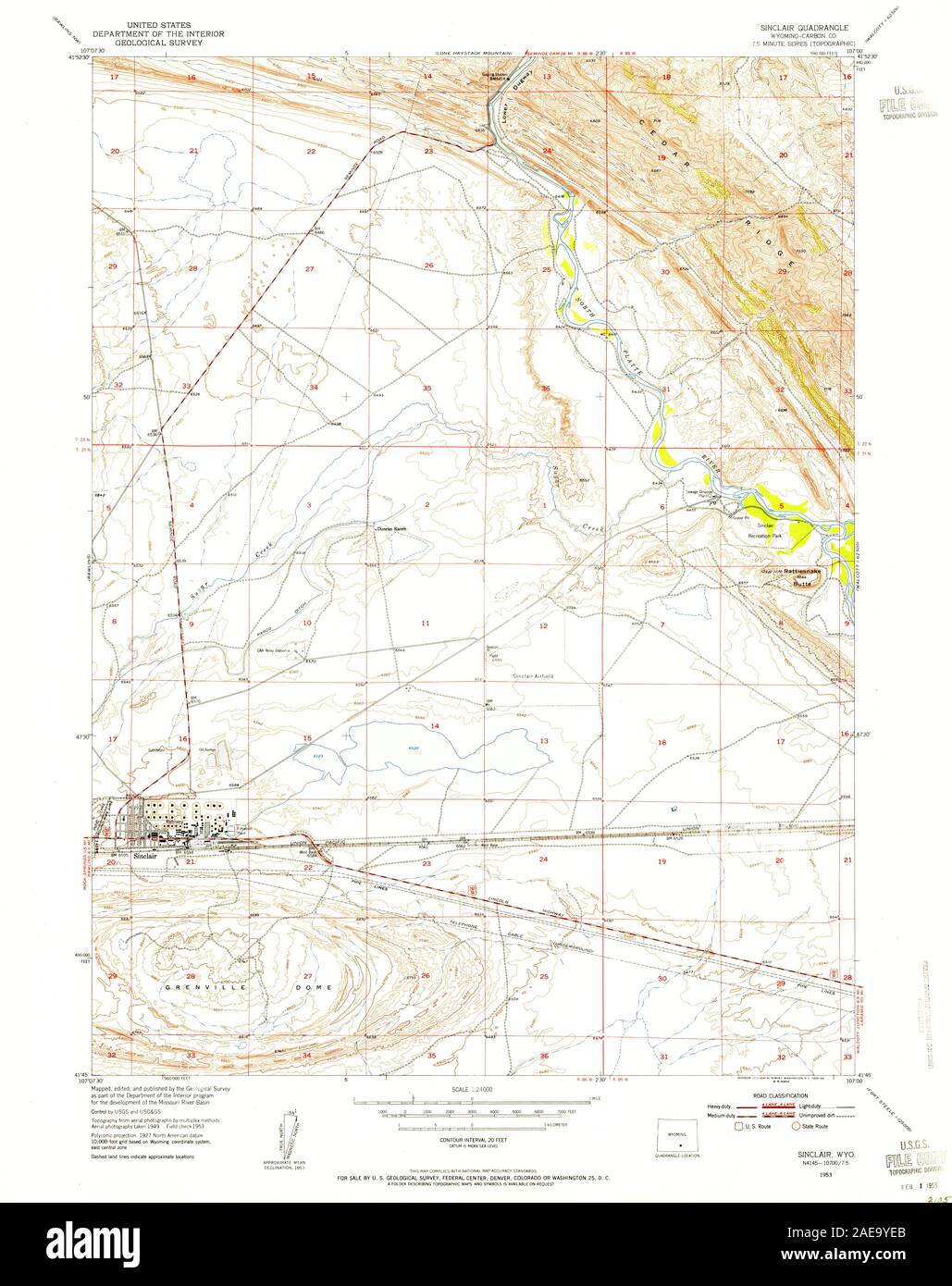 WY Sinclair 341397 1953 24000 Restoration Stock Photo Alamy