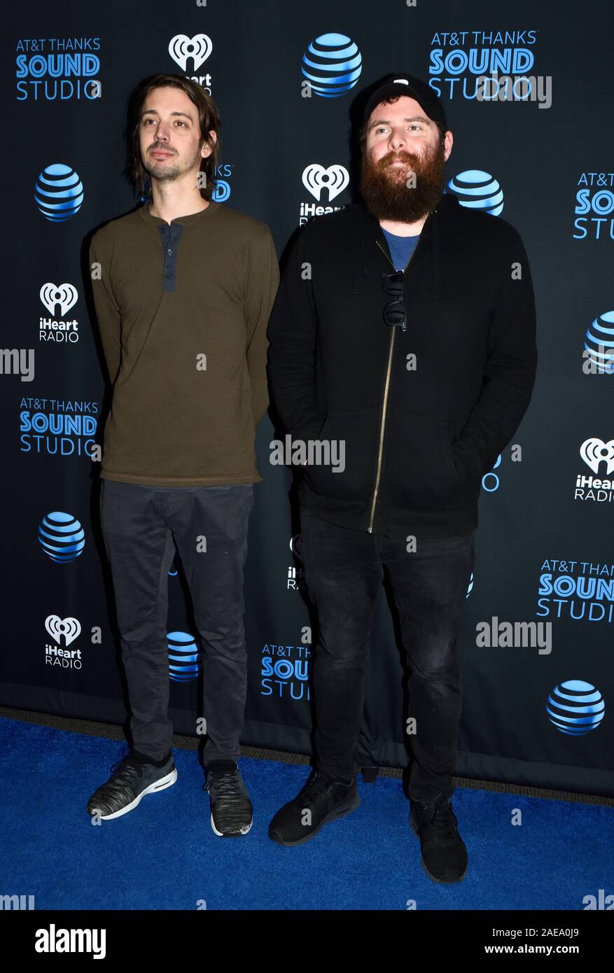 BALA CYNWYD, PA, USA - DECEMBER 06, 2019: American Indie Rock Band Manchester Orchestra Visit Radio 104.5's Performance Theatre. Stock Photo