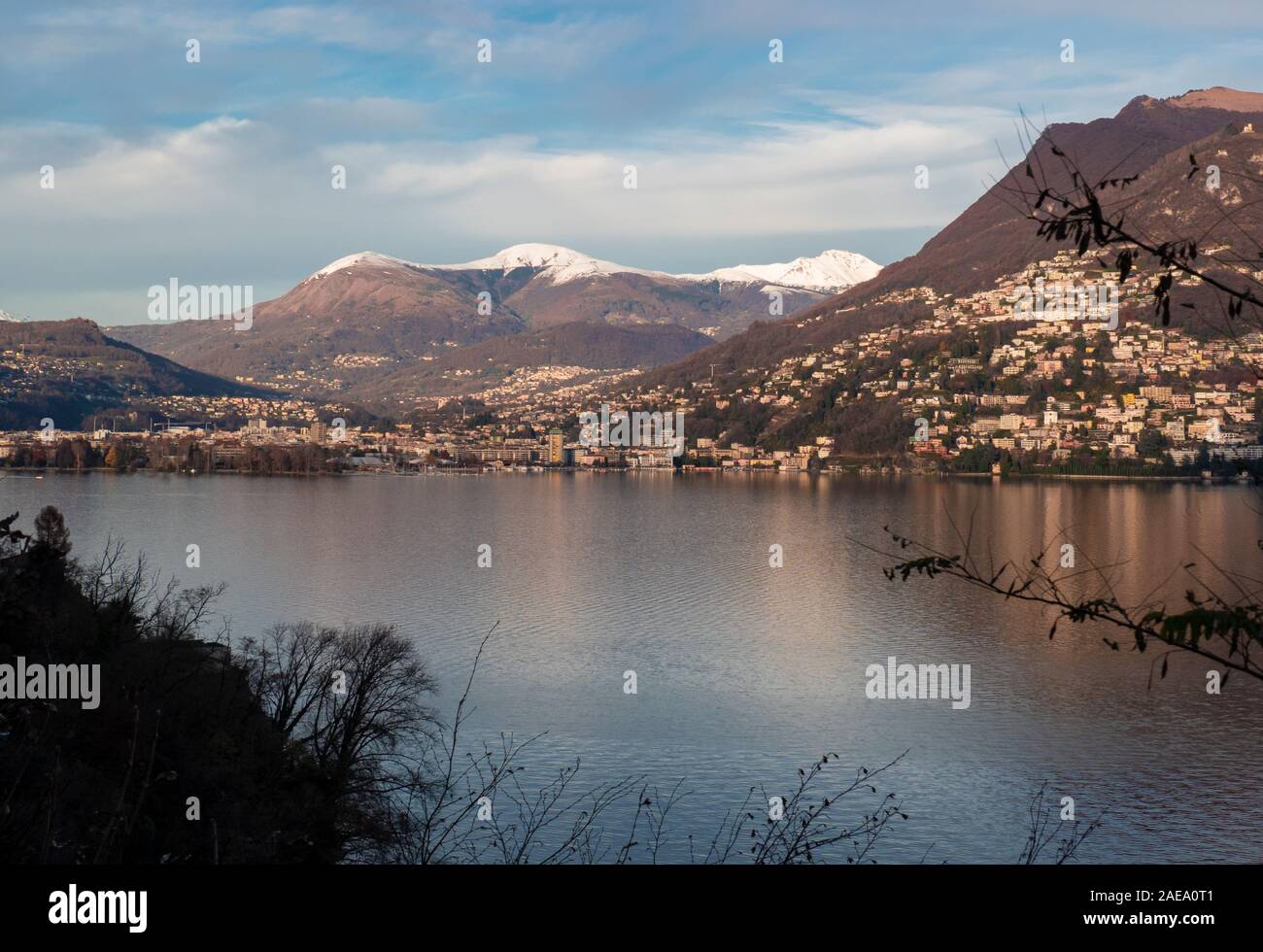 Lugano winter hires stock photography and images Alamy