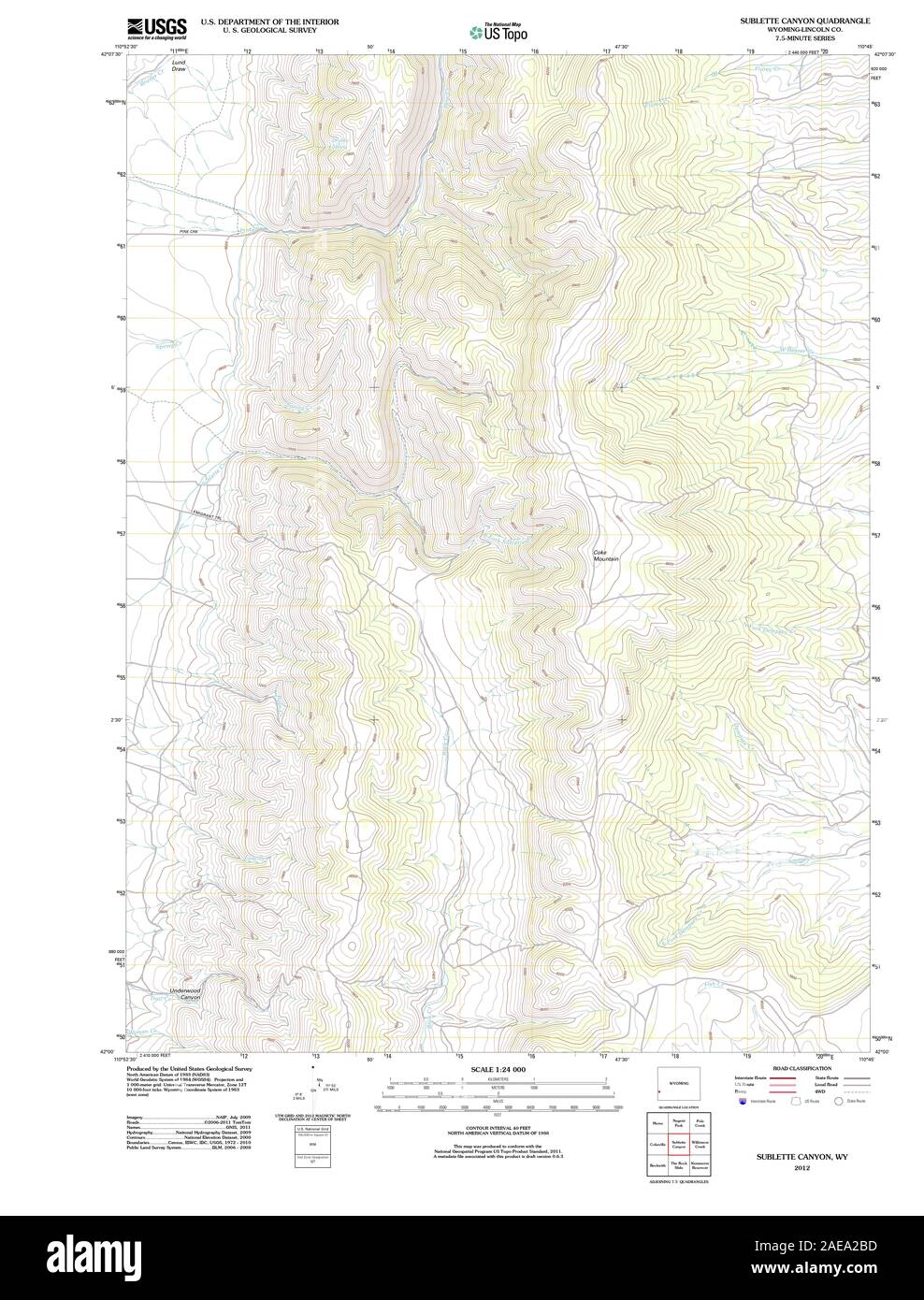 Sublette map Cut Out Stock Images & Pictures Alamy