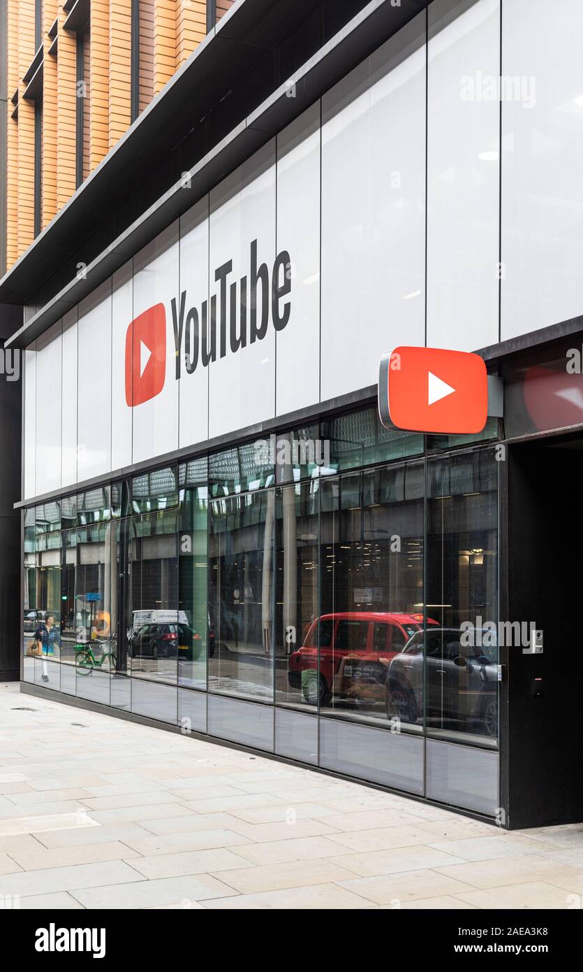 The You Tube headquarters in London Kings Cross Stock Photo