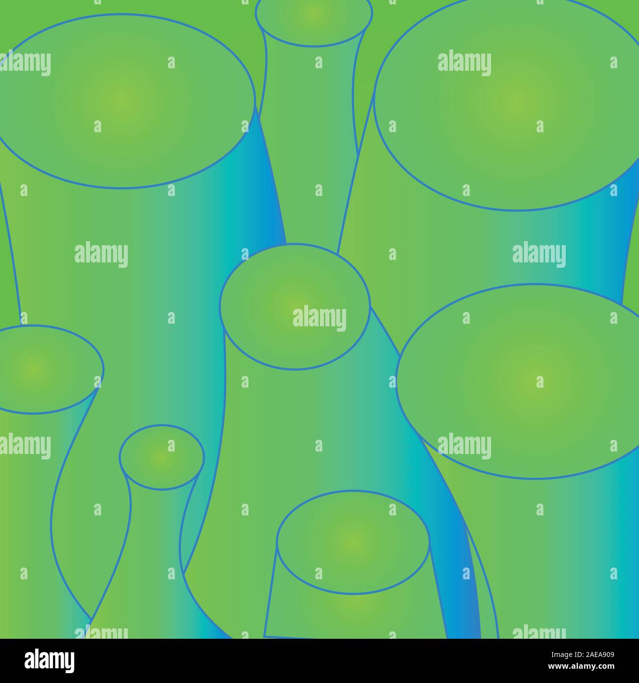 Simple shapes with trendy gradients - Vector Abstract Background Stock Vector