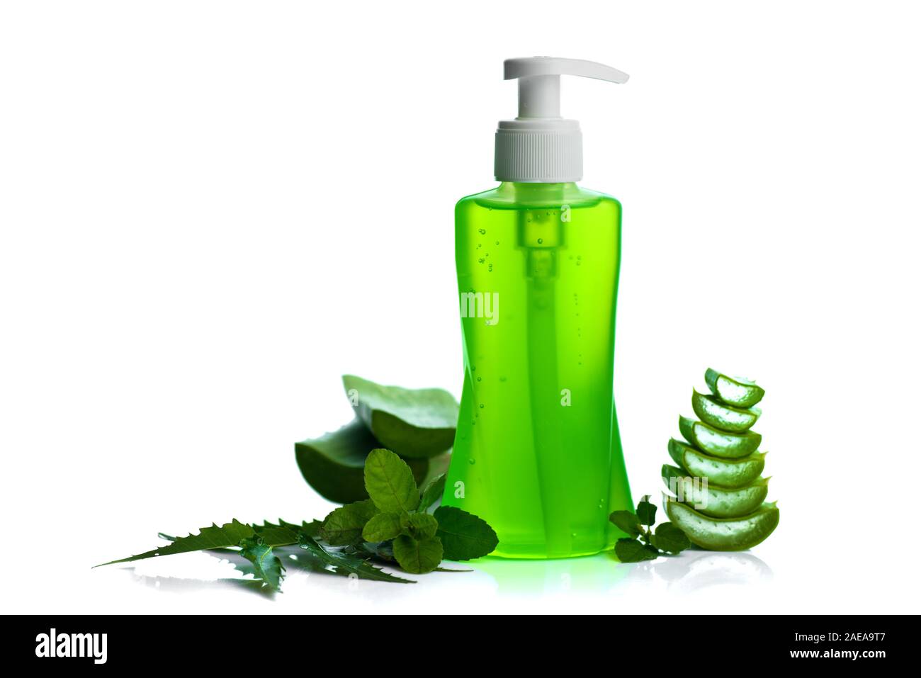 aloe vera leaf face wash