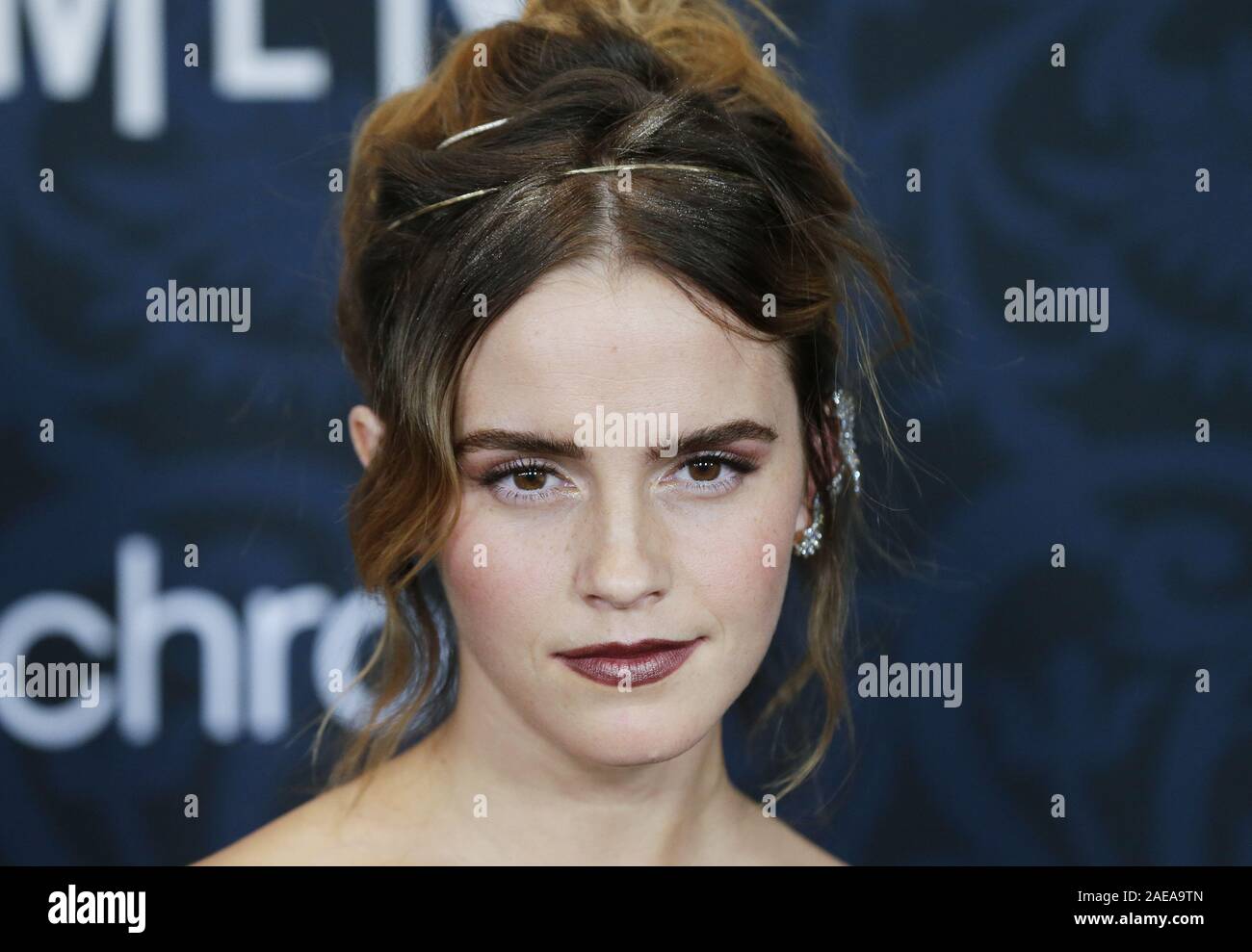 New York, USA. 08th Dec, 2019. Emma Watson arrives on the red carpet the 'Little Women' World Premiere at Museum of Modern Art on December 07, 2019 in New York City. Photo by John Angelillo/UPI Credit: UPI/Alamy Live News Stock Photo