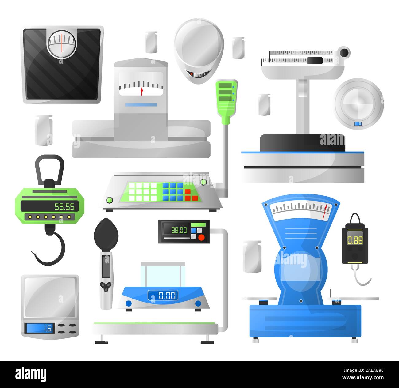 Mechanical scales Stock Vector Images Alamy