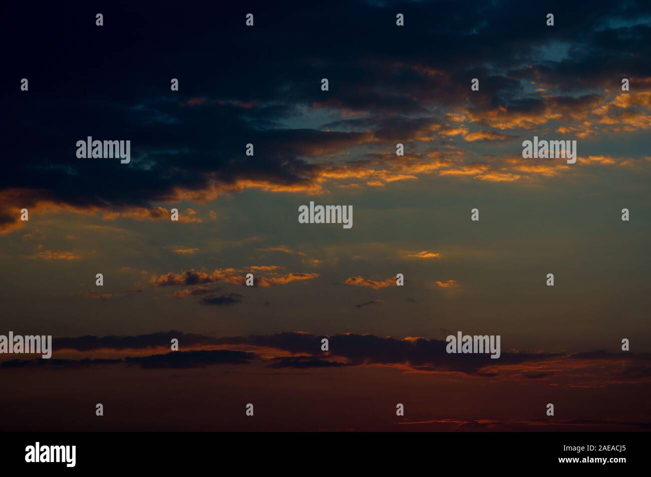 Beautiful sunset sky with clouds. Abstract sky Stock Photo - Alamy
