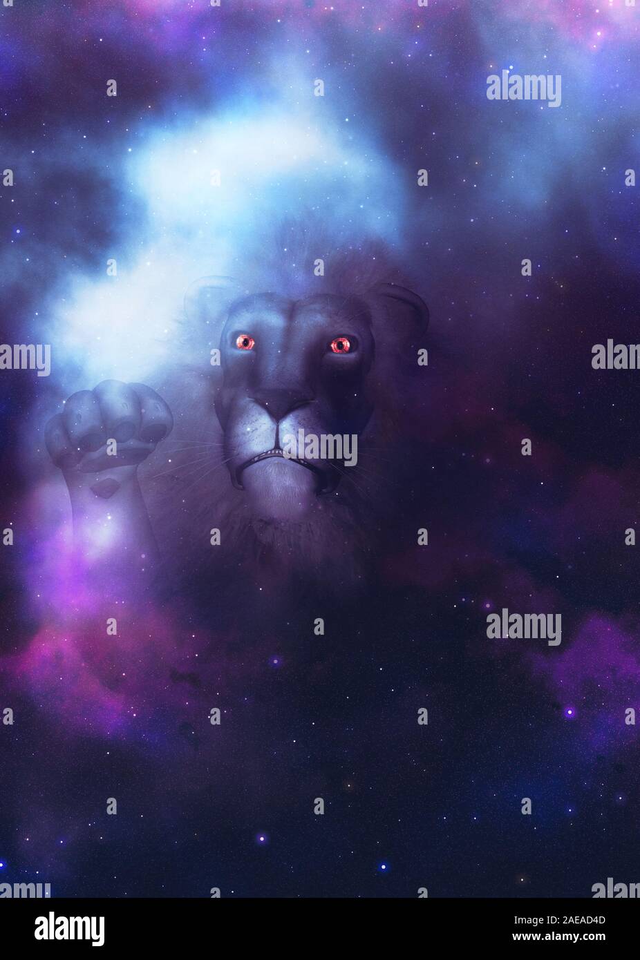 Renerded Blue Purple Space Galaxy Renerded Blue Purple Space Galaxy