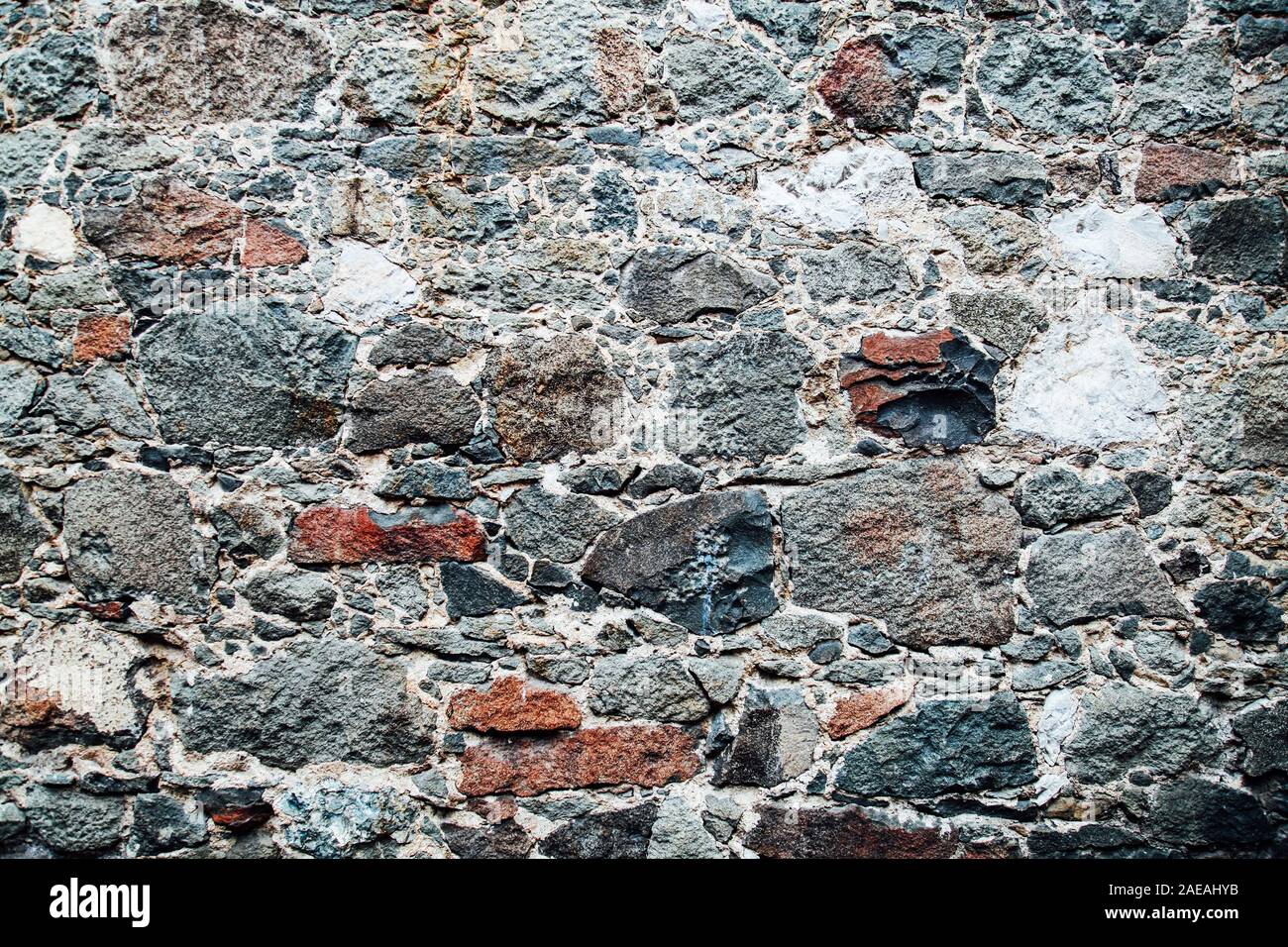 background the old stone wall stone structure Stock Photo - Alamy