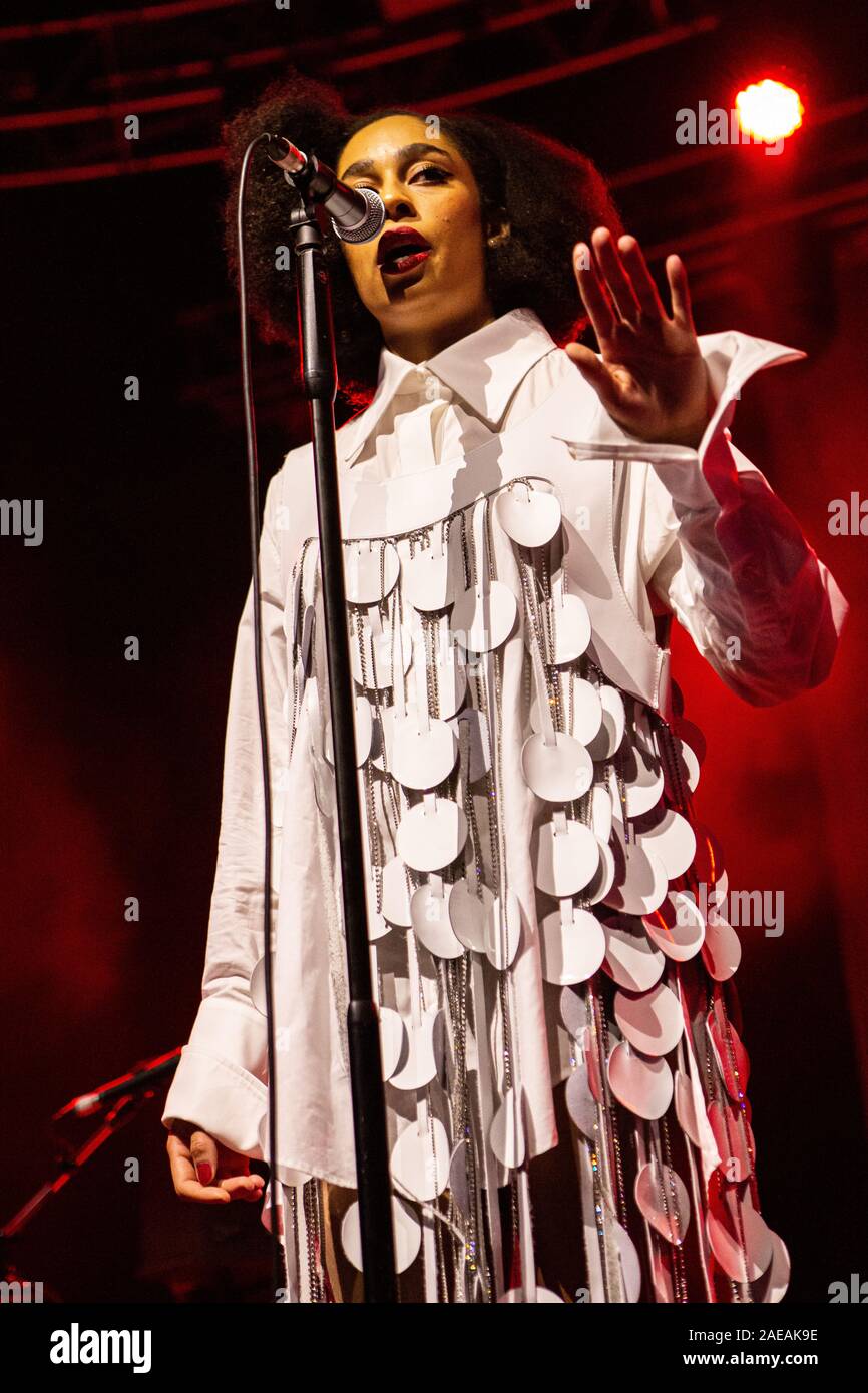 Milan Italy 07 December 2019 The American British Singer And Milan Italy 07 December 2019 The American British Singer And