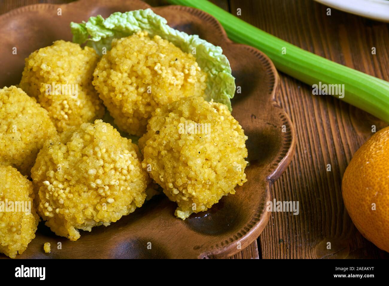 Aiyash, Millet Balls, Chadian cuisine, Traditional assorted African