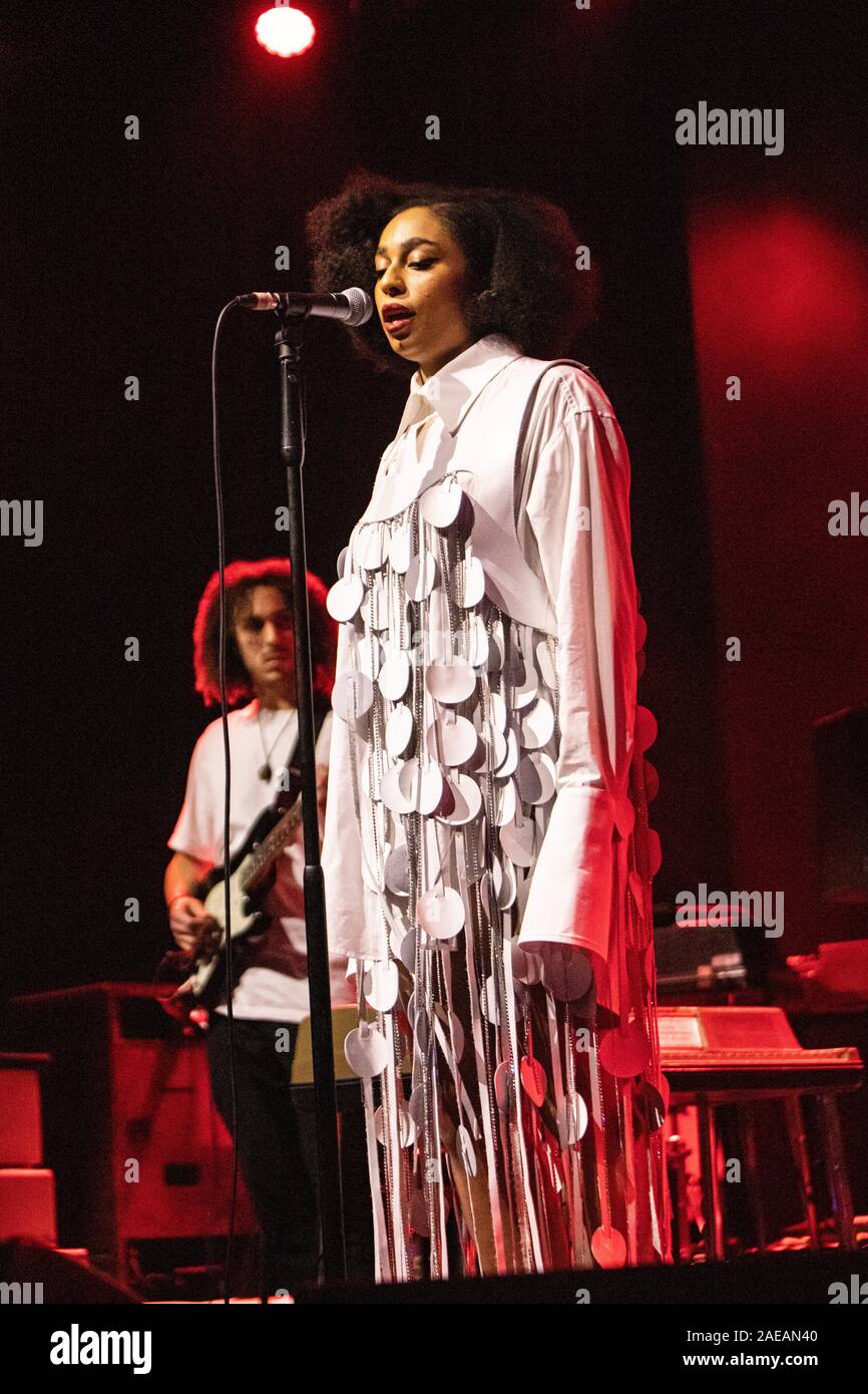 Milan Italy 07 December 2019 The American British Singer And Milan Italy 07 December 2019 The American British Singer And