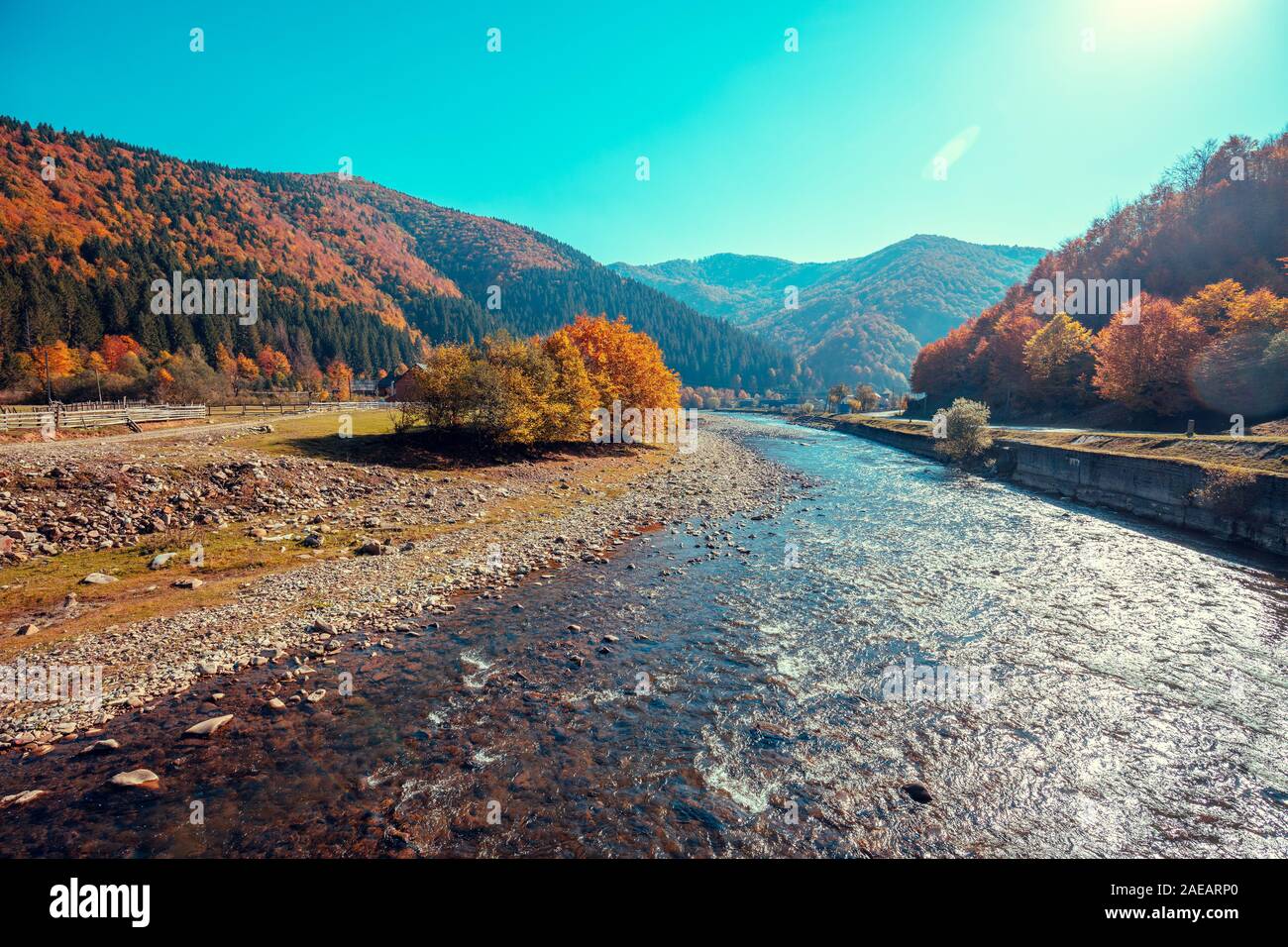 Mountain river, beautiful nature, wilderness, Europe Stock Photo - Alamy