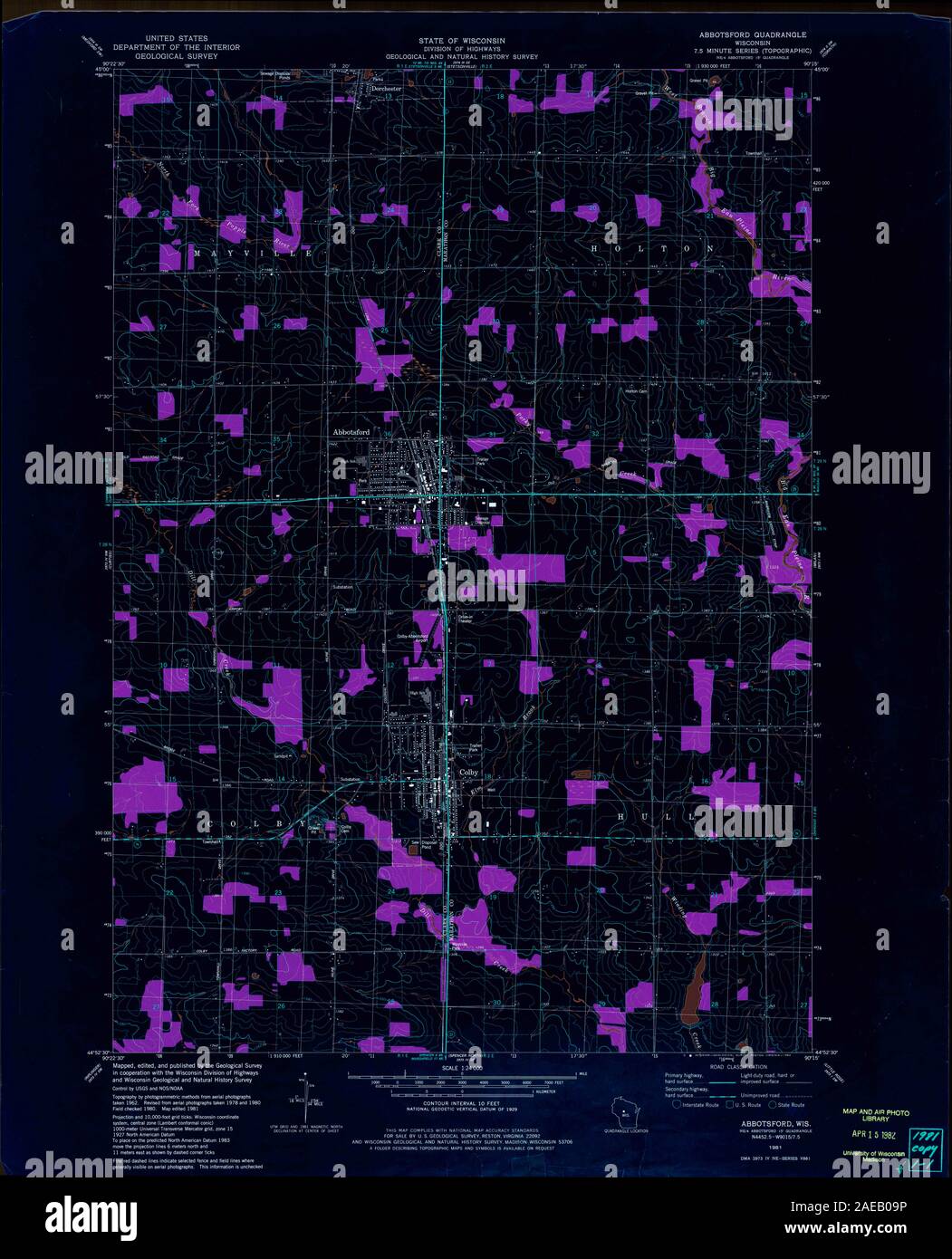 Abbotsford map hires stock photography and images Alamy