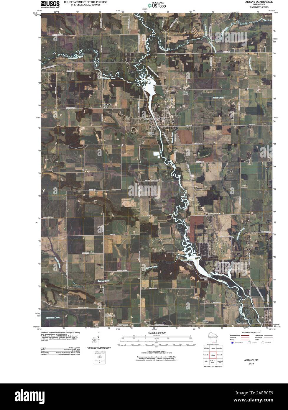 Historical albany map Cut Out Stock Images & Pictures - Alamy