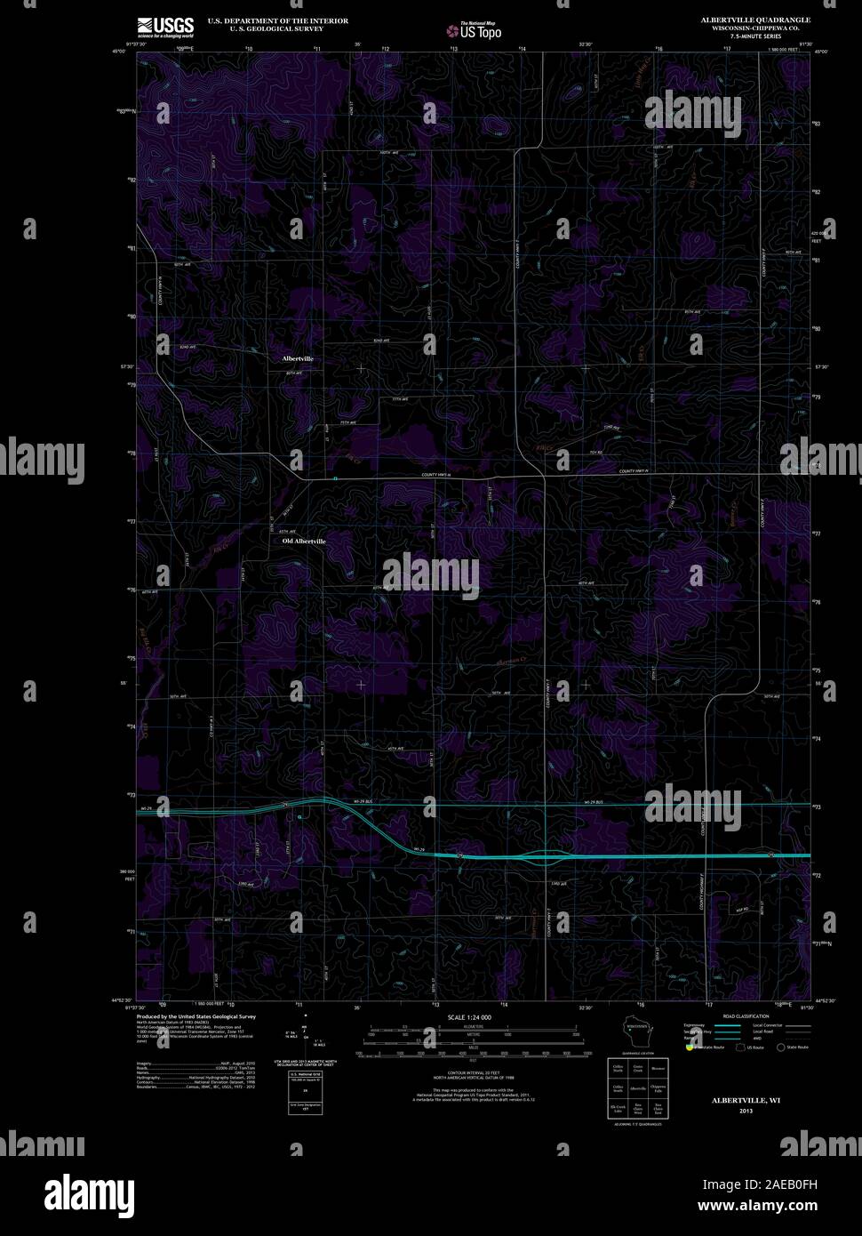 Map of albertville hires stock photography and images Alamy