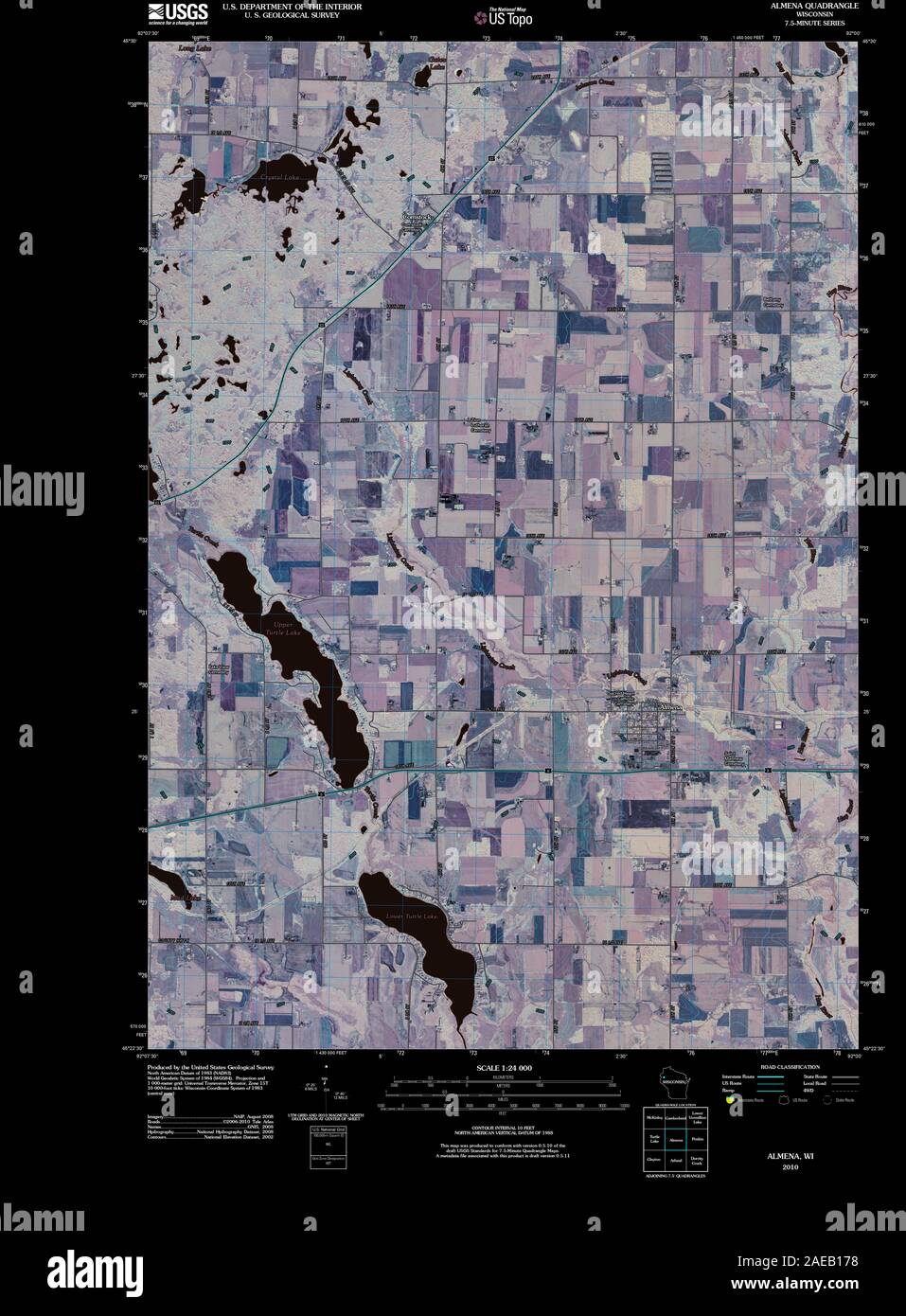 Map of almena hires stock photography and images Alamy