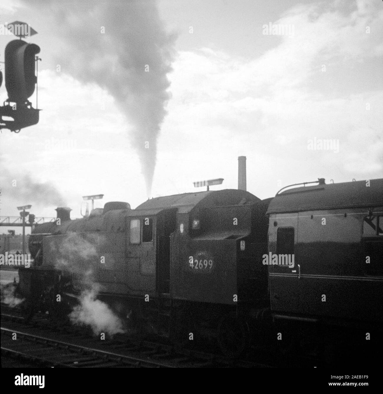 Steam trains running on British railways in 1967, towards the end of