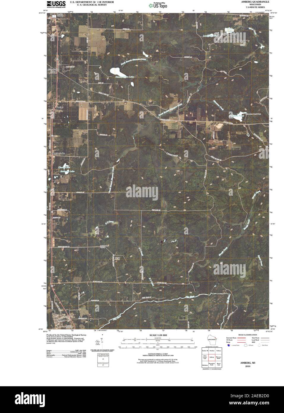 WI Amberg 20100729 TM Restoration Stock Photo Alamy