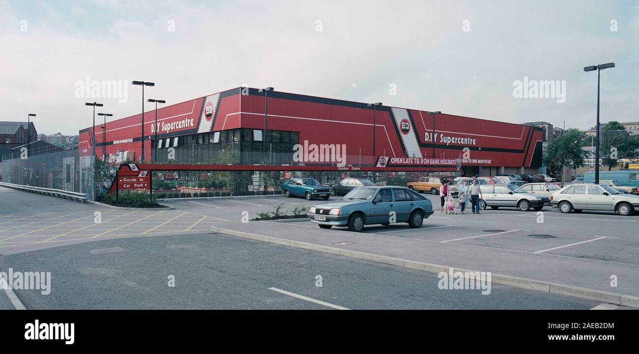 Early DIY stores Dewsbury West Yorkshire, Northern England, UK, in 1987