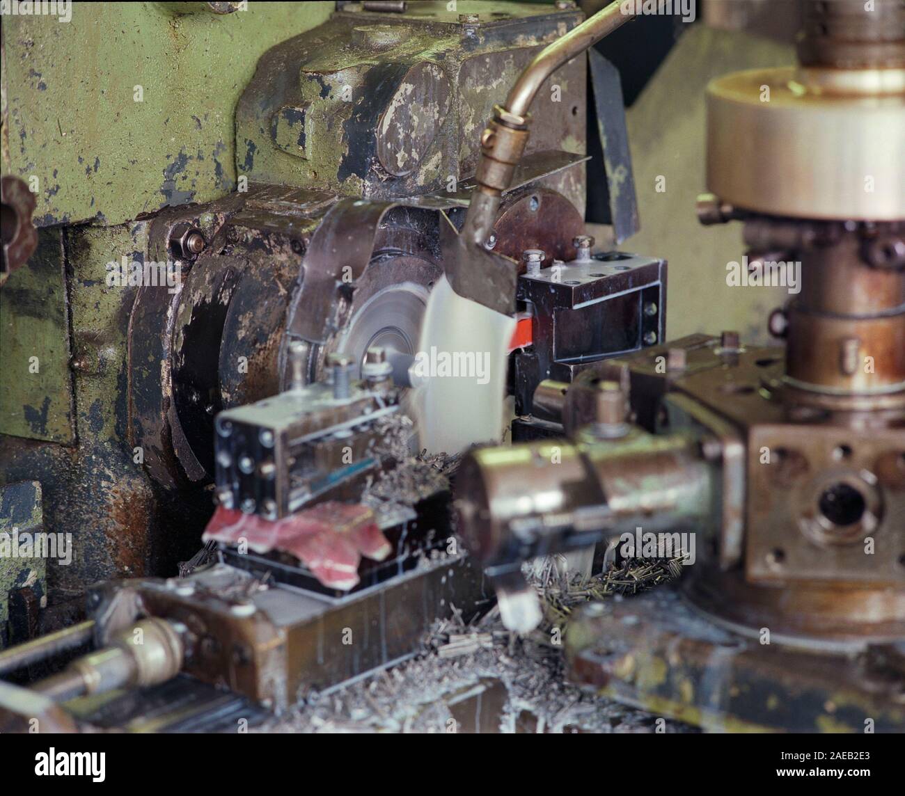 1980's engineering works, Northern England, UK Stock Photo