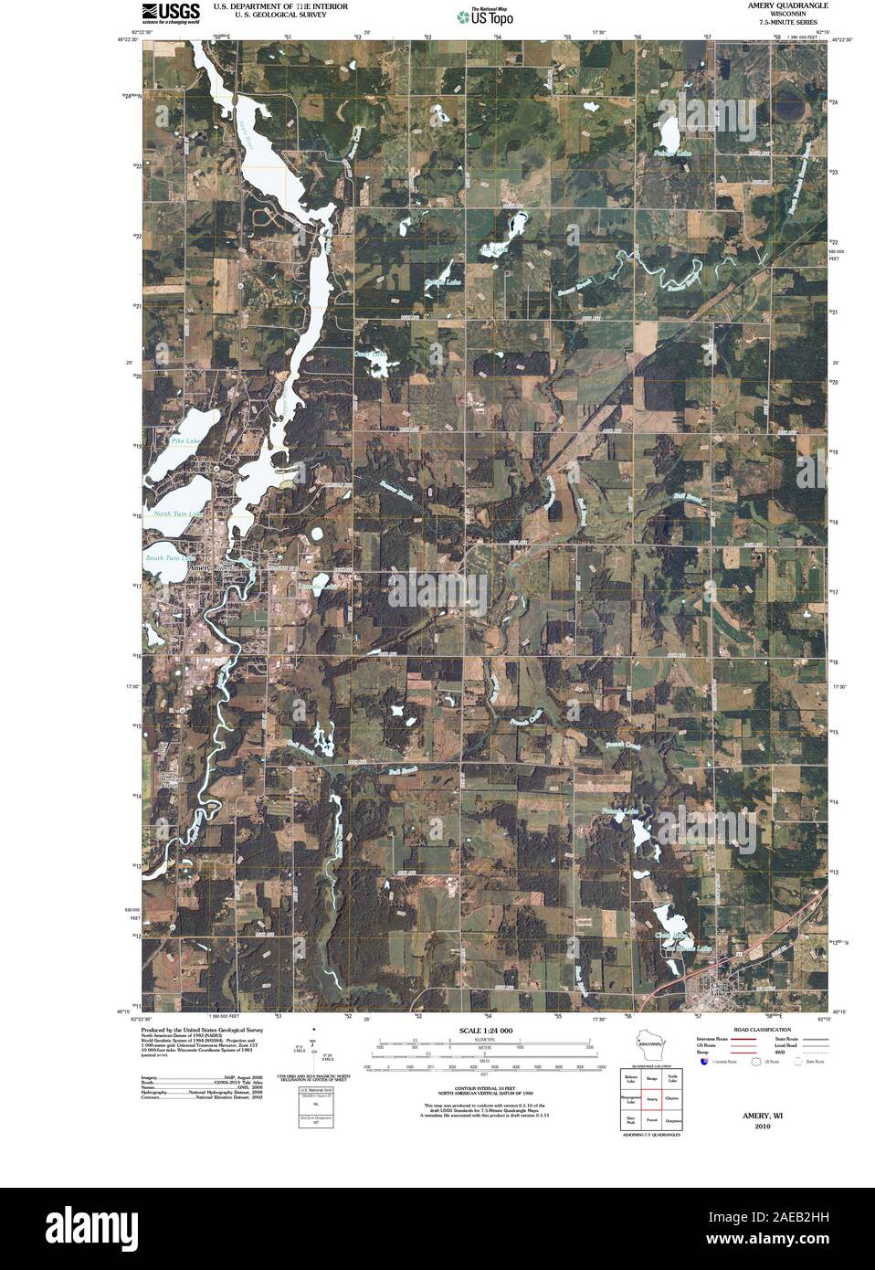 Amery map hires stock photography and images Alamy