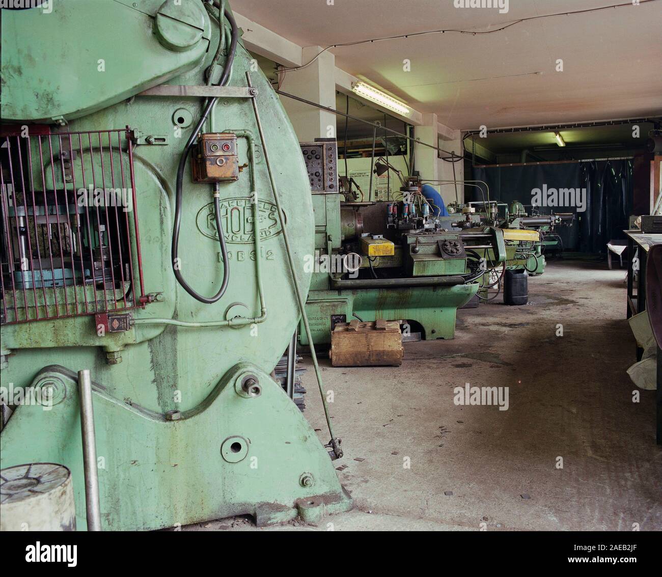 1980's engineering works, Northern England, UK Stock Photo