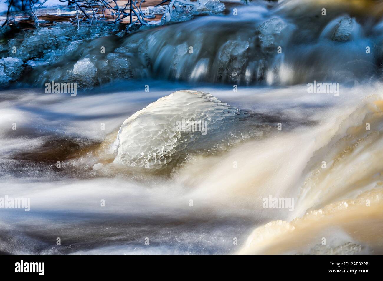 'Water and Ice.' Stock Photo