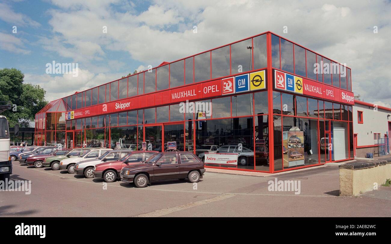 Vauxhall Dealership Stock Photos Vauxhall Dealership Stock