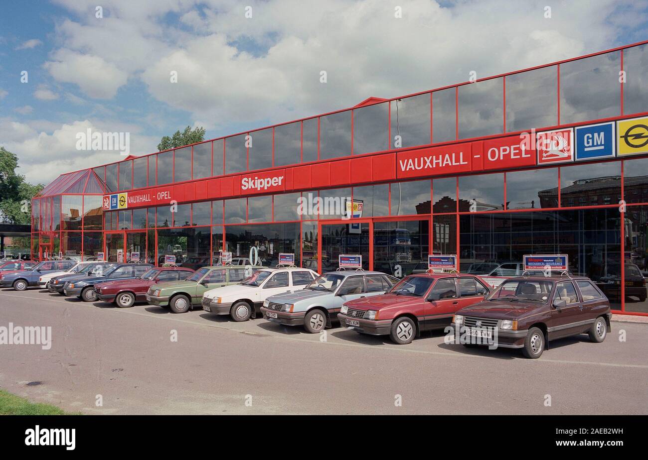 Vauxhall Dealership Stock Photos Vauxhall Dealership Stock