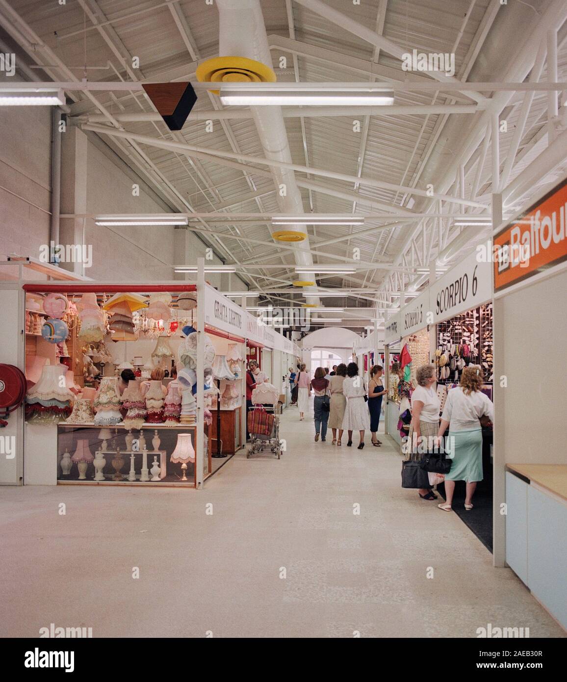 Crystal Peaks Shopping Centre in Sheffield, in 1988, South Yorkshire