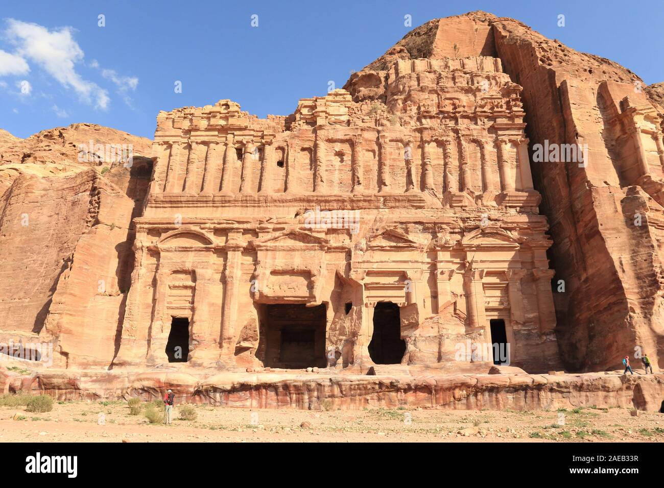 Tomb in Petra Stock Photo