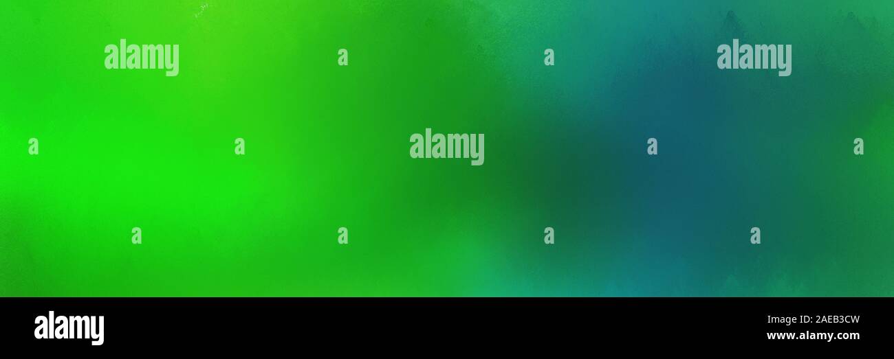 forest green, lime green and teal colored vintage abstract painted