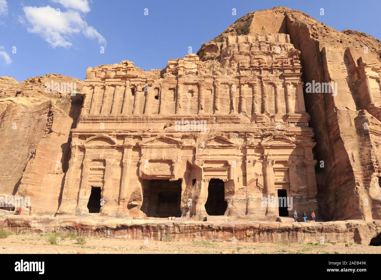 Tomb in Petra Stock Photo