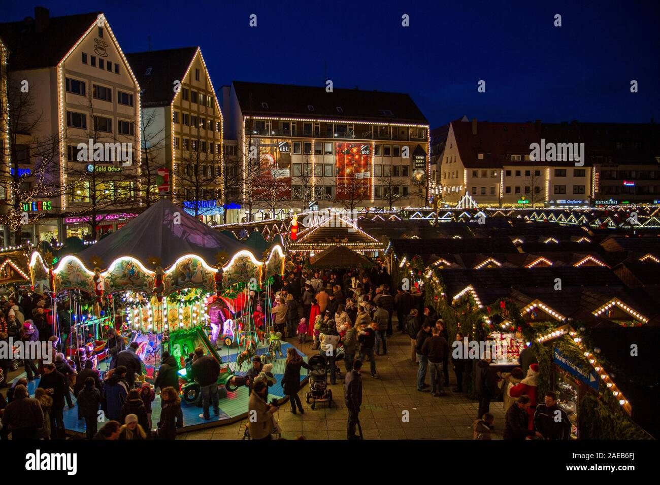 Christmas Market In Ulm Germany